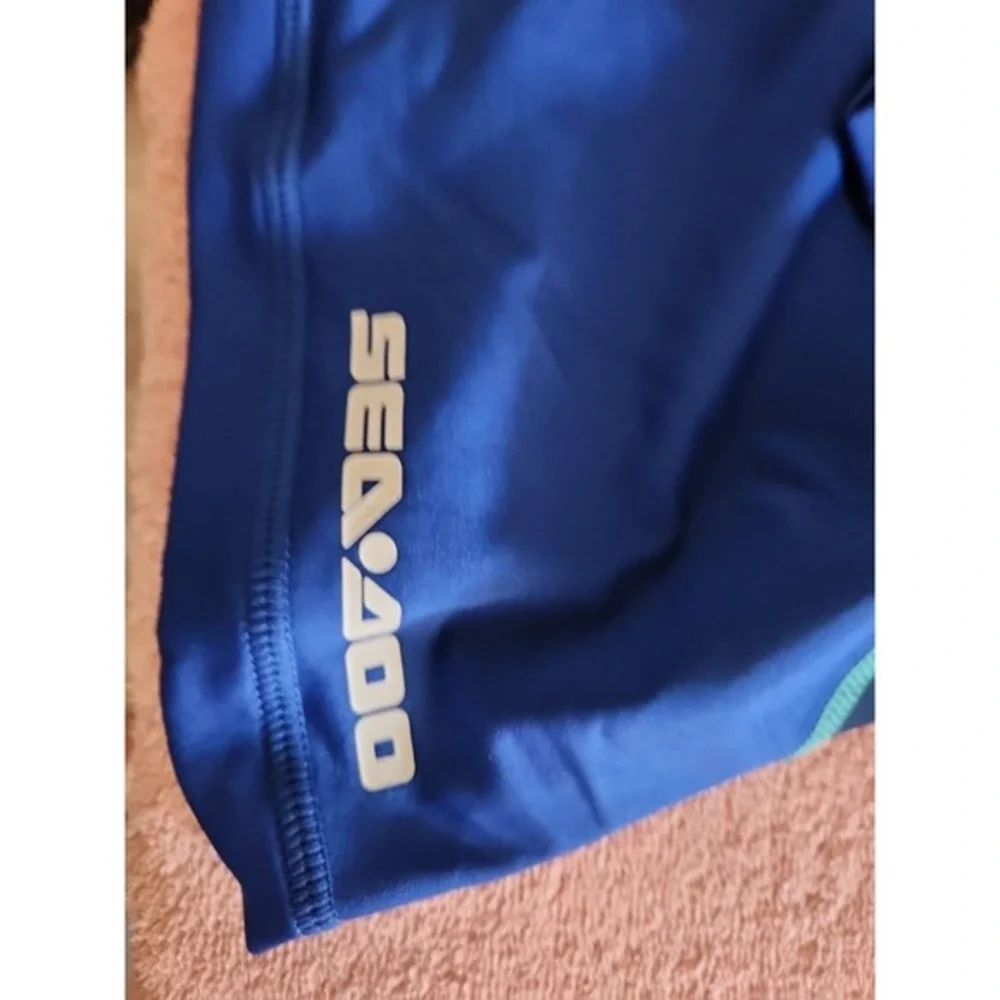 Sea Doo Long Sleeve‎ Womens Rashguard Royal Blue/Black Medium Performance